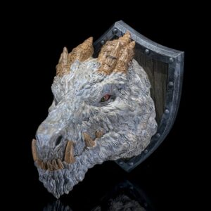 Polar Dragon Trophy Head