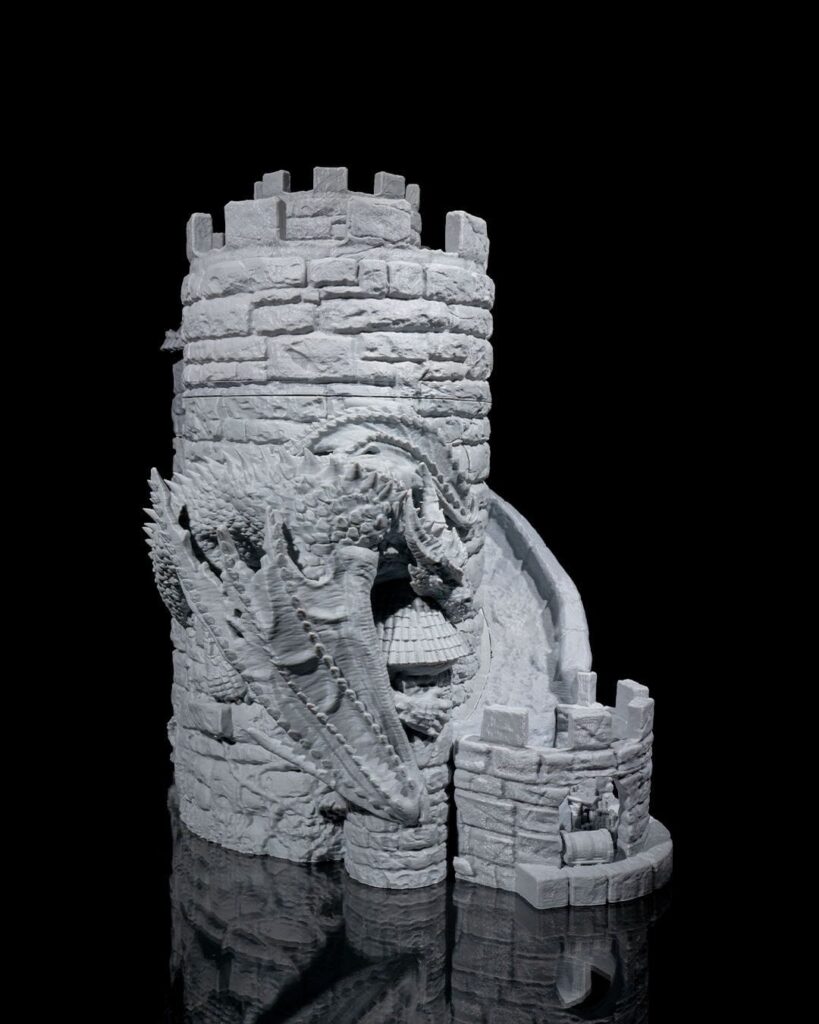Dice Tower Wine Bag Holder