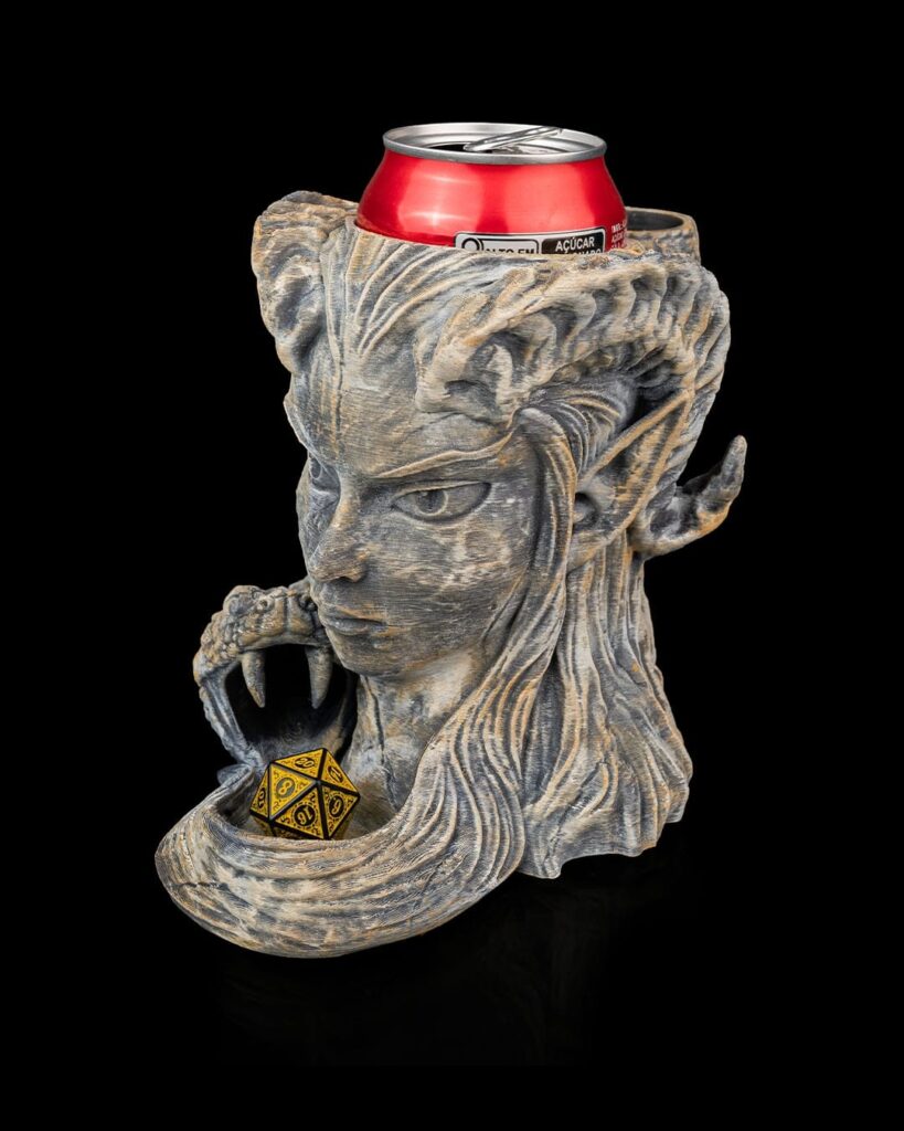 Infernal Gambit Can Holder and Dice Tower