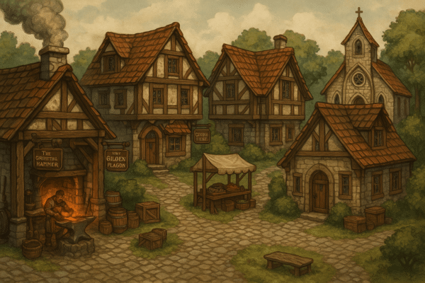 Village Buildings - Full Set